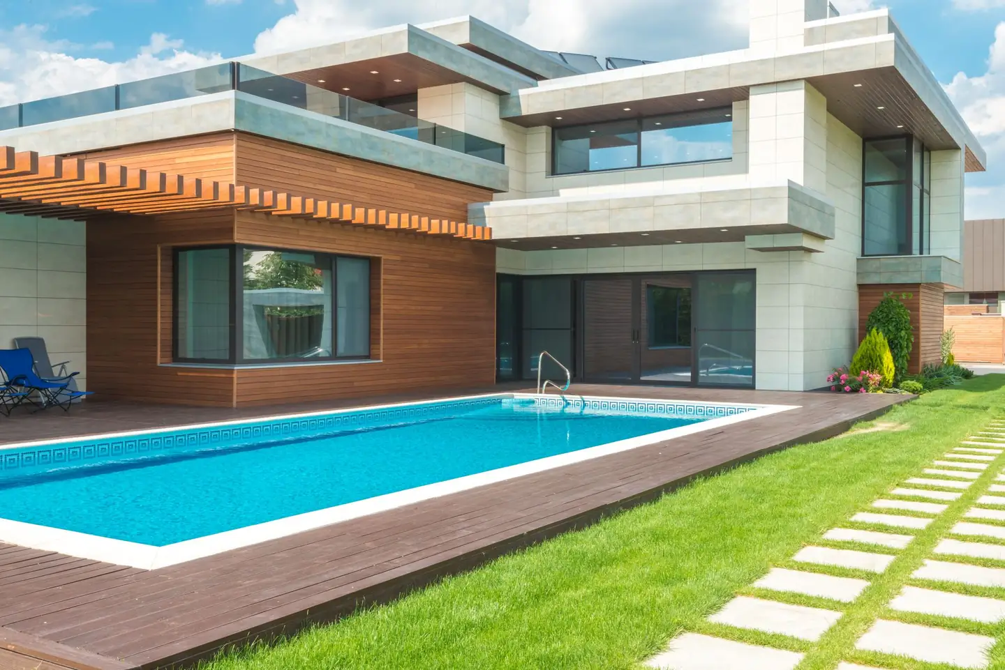 Swimming pool built in Blenheim Road, NSW